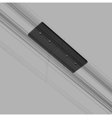 Slim Magnetic Соединительная планка широкая для шинопровода черный 85088/00 85088/00