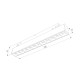Slim Magnetic Умный трековый светильник 12W 2700-6500K Dim SL02 (черный) 85192/01