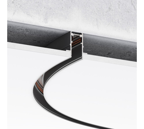 Slim Magnetic Встраиваемый радиусный шинопровод черный ⌀ 800мм 85158/00 85158/00