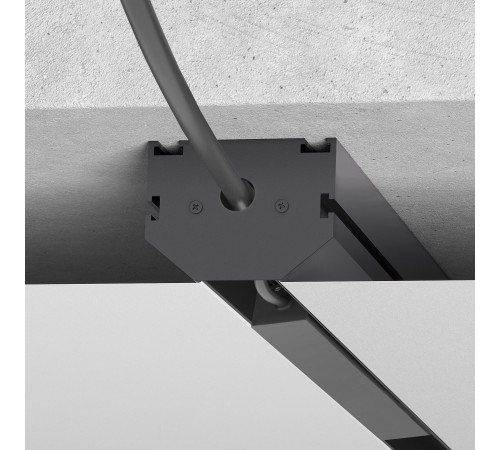 Slim Magnetic Заглушки для шинопровода в натяжной потолок 85204/00 черный 2 шт. 85206/00