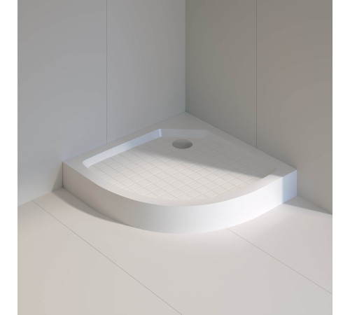 Душевой поддон полукруглый RGW SMC/R W 800x800 мм белый стеклокомпозит 57350488-01