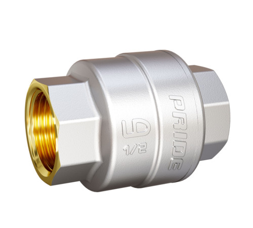 Клапан обратный пружинный LD Pride латунный шток 3/4 ВВ 58.20.В-В