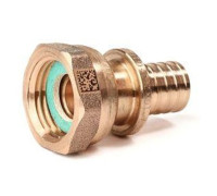 Переходник REHAU RAUTITAN RX+ с накидной гайкой 32-G 1 бронза 12991991001