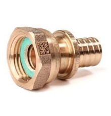 Переходник REHAU RAUTITAN RX+ с накидной гайкой 32-G 1 бронза 12991991001