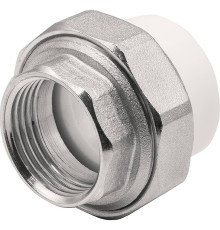 Муфта комбинированная разъемная THERMOLIGHT PP-R ВР 32х1 белая НС-1620523