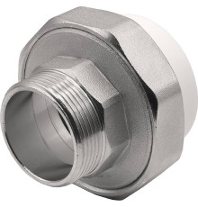 Муфта комбинированная разъемная PP-R Thermolight 50x1 1/2 НР белая НС-1620538