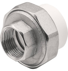 Муфта комбинированная разъемная THERMOLIGHT PP-R ВР 32х3/4 белая НС-1620524