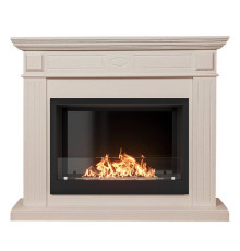 Каминокомплект Firelight Bianco 25 шпон беленый дуб с биокамином BFP/P-2520 1660823
