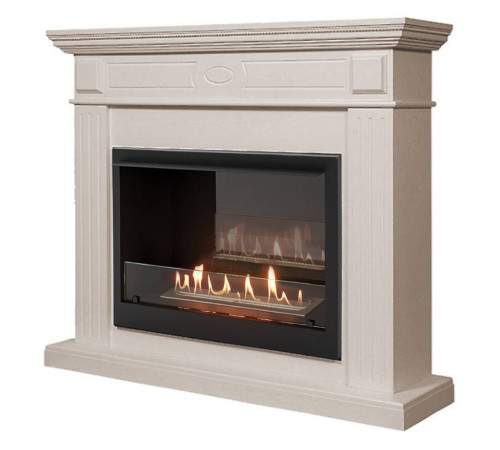 Каминокомплект Firelight Bianco 25 шпон беленый дуб с биокамином BFP/P-2520 1660823