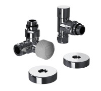 Набор термостатический трехосевой Royal Thermo Design Pro 15 мм M30x1,5 Хром НС-1646646