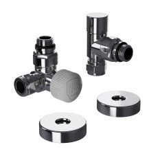 Набор термостатический трехосевой Royal Thermo Design Pro 15 мм M30x1,5 Хром НС-1646646