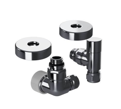 Набор термостатический трехосевой Royal Thermo Design Pro 15 мм M30x1,5 Хром НС-1646646