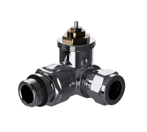 Набор термостатический трехосевой Royal Thermo Design Pro 15 мм M30x1,5 Хром НС-1646646