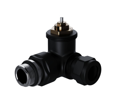 Набор термостатический трехосевой Royal Thermo Design Pro 15 мм M30x1,5 Черный НС-1646647