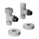 Набор термостатический угловой Royal Thermo Design Pro 15 мм M30x1.5 белый НС-1646648