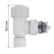 Набор термостатический угловой Royal Thermo Design Pro 15 мм M30x1.5 белый НС-1646648