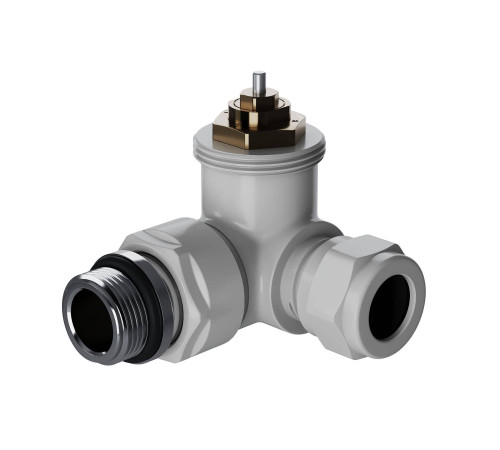 Набор термостатический трехосевой Royal Thermo Design Pro 15 мм M30x1,5 Белый НС-1646645