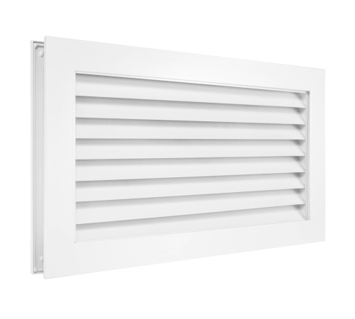 Решетка переточная SHUFT BG 400x200 алюминиевая белая НС-1126095