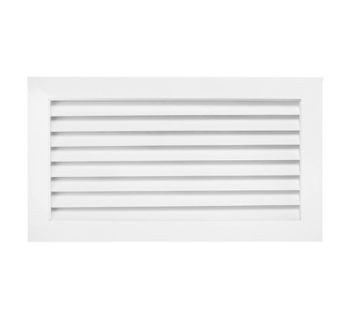 Решетка переточная SHUFT BG 400x200 алюминиевая белая НС-1126095