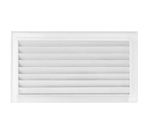 Решетка переточная SHUFT BG 400x200 алюминиевая белая НС-1126095