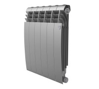 Радиатор биметаллический Royal Thermo BILINER 500 6 секций боковое подключение Серебристый НС-1682278