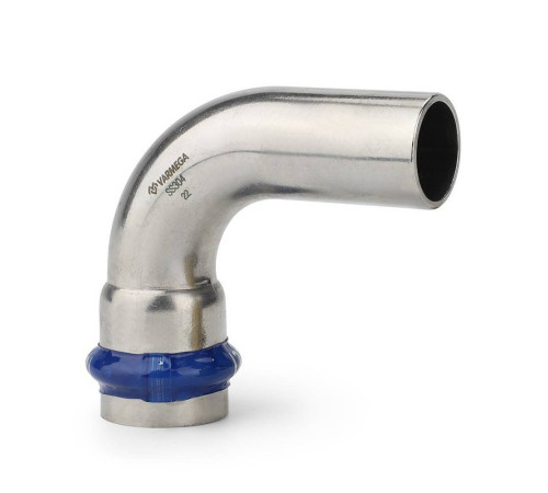 Угольник 90° однораструбный Varmega Inox Press 18 мм 1659674