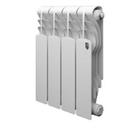 Радиатор биметаллический Royal Thermo Revolution B 350 4 секции боковое подключение 1682414