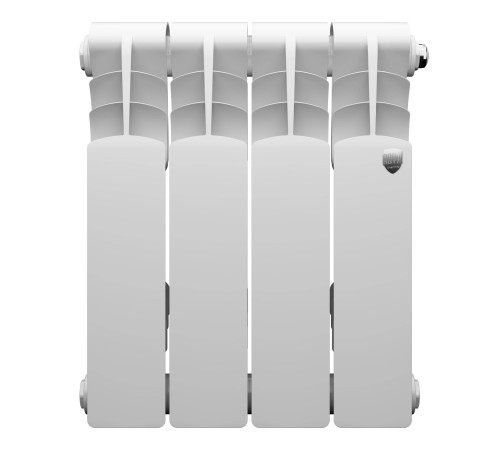 Радиатор биметаллический Royal Thermo Revolution B 350 4 секции боковое подключение 1682414
