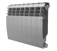 Радиатор биметаллический Royal Thermo BILINER 350 Silver Satin 8 секций боковое подключение НС-1682250