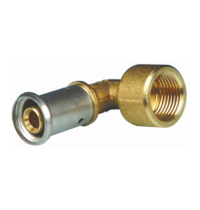 Угольник 90° HENCO латунь пресс 20x3/4 ВР 11P-2005