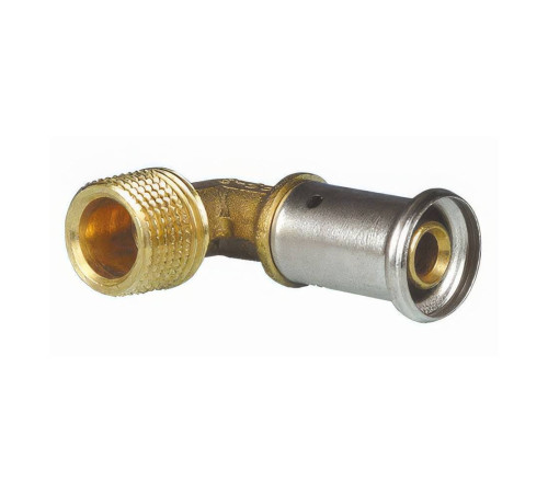 Угольник 90° Henco латунь пресс НР 20x3/4 1647449