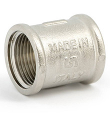 Муфта Uni-Fitt 1 ВР-ВР никелированная латунная НС-1513117