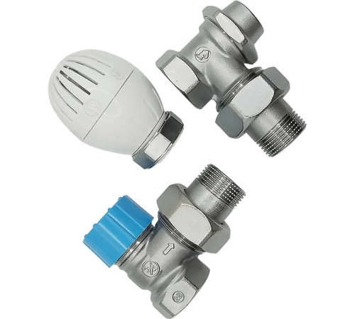 Комплект термостатический Giacomini R470FX054 угловой 3/4 с увеличенным проходом R470FX054