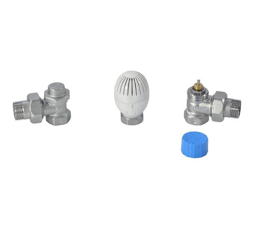 Комплект термостатический Giacomini R470FX054 угловой 3/4 с увеличенным проходом R470FX054