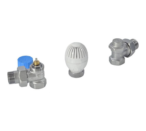 Комплект термостатический Giacomini R470FX054 угловой 3/4 с увеличенным проходом R470FX054