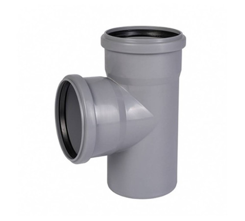 Тройник канализационный Ostendorf HTEA 90/50 мм 87° серый 114420