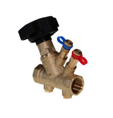 Клапан балансировочный Ридан MVT-R DN 15 PN 20 ручной муфтовый с дренажем НС-1514773