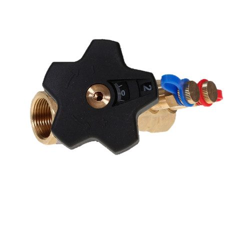 Клапан балансировочный Ридан MVT-R DN 15 PN 20 ручной муфтовый с дренажем НС-1514773