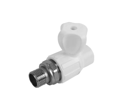 Кран радиаторный полипропиленовый РОСТерм PPR прямой 20x1/2 НР 1517101