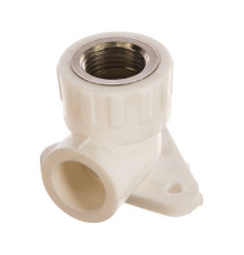 Угольник комбинированный РОСТерм PPR 20 мм x 1/2 ВР с креплением 1517341