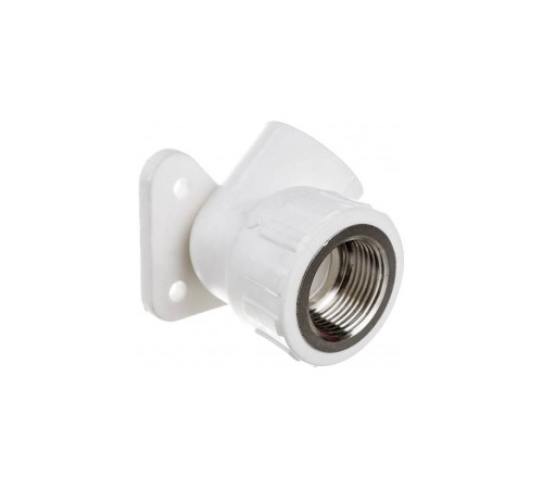 Угольник полипропиленовый РОСТерм PPR комбинированный 25x3/4 ВР с креплением НС-1517351