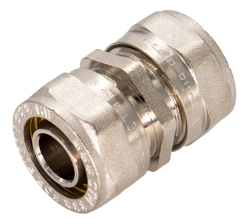 Муфта соединительная CTM 16х16 мм обжимная для металлопластиковых труб CC001616