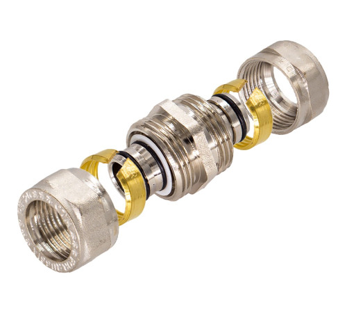 Муфта соединительная CTM 16х16 мм обжимная для металлопластиковых труб CC001616