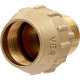 Муфта компрессионная VIEIR для труб ПНД латунная 25 мм x 3/4 дюйма НР VER370