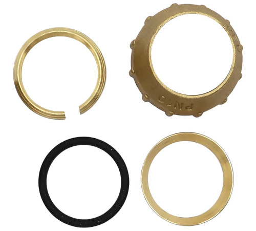 Муфта компрессионная VIEIR для труб ПНД латунная 25 мм x 3/4 дюйма НР VER370