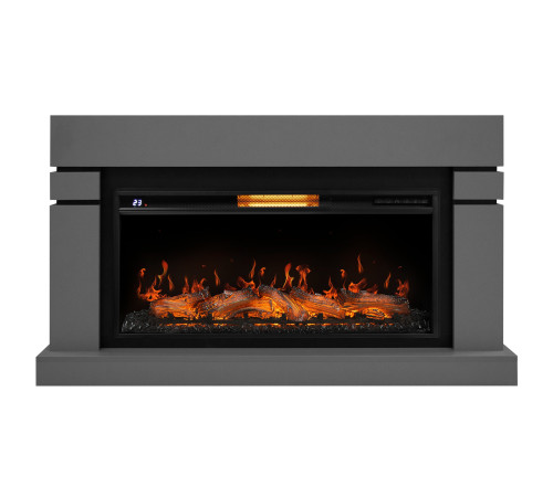 Каминокомплект Royal Thermo Aurora RTFP/P-AR40LS с порталом Firelight Lindos 42/40/36 светло-серый р/в НС-1707003