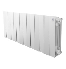Радиатор биметаллический Royal Thermo PianoForte 300 14 секций боковое подключение белый 1682332