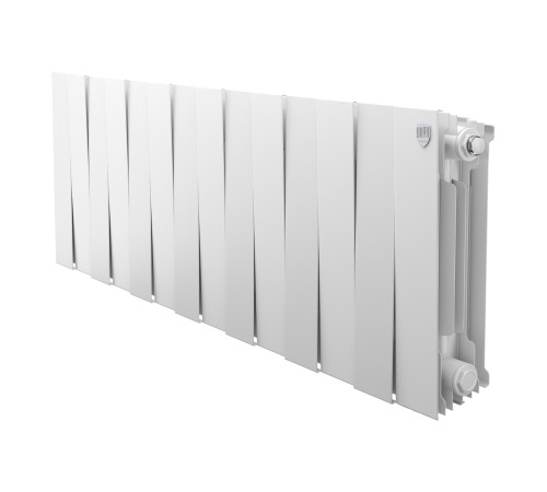 Радиатор биметаллический Royal Thermo PianoForte 300 14 секций боковое подключение белый 1682332