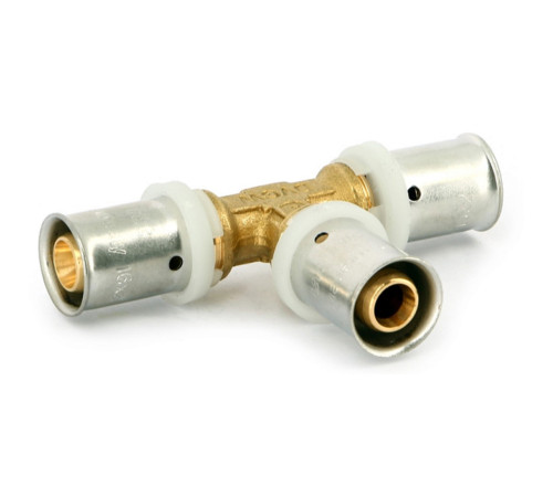 Тройник пресс Uni-Fitt 20x20x20 мм 1513612