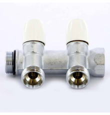 Коллектор с вентилями Tiemme 3/4х3/4 EK 2 выхода 50 мм 1860026